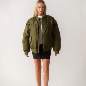 WARDROBE.NYC Quilted Reversible Bomber Jacket